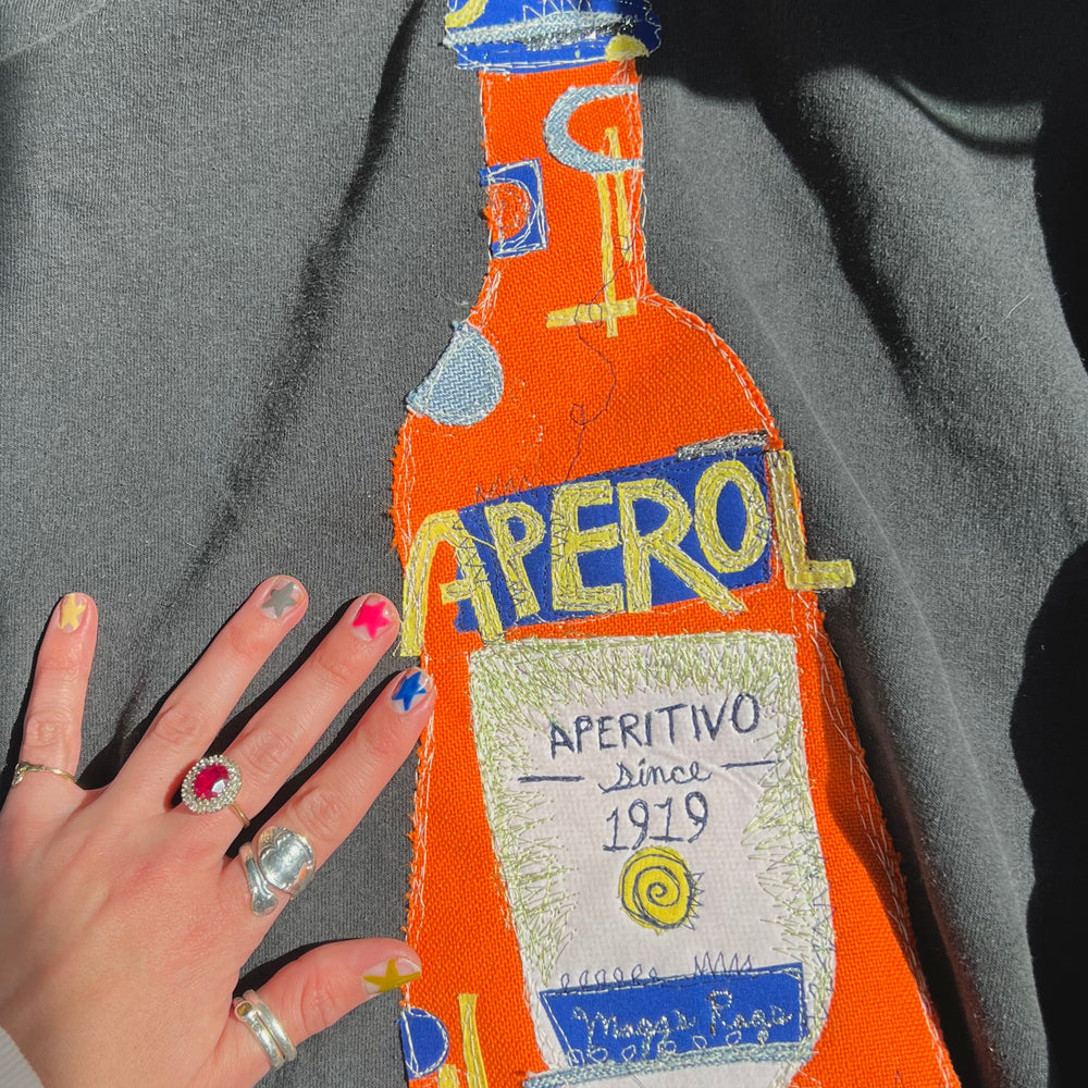 
                      
                        Aperol Orange patch Crewneck
                      
                    