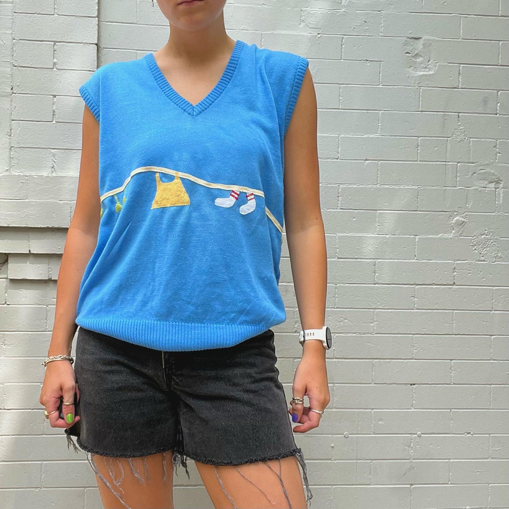 Clothesline Sweater Vest