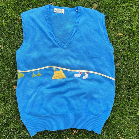 Clothesline Sweater Vest - Magg's Rags 