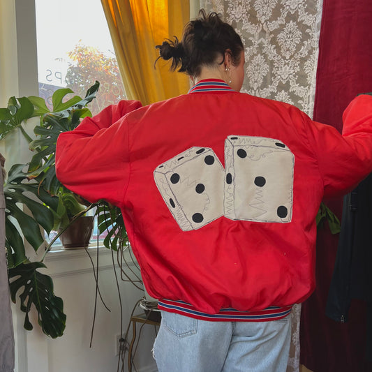 Dice varsity jacket - Magg's Rags 