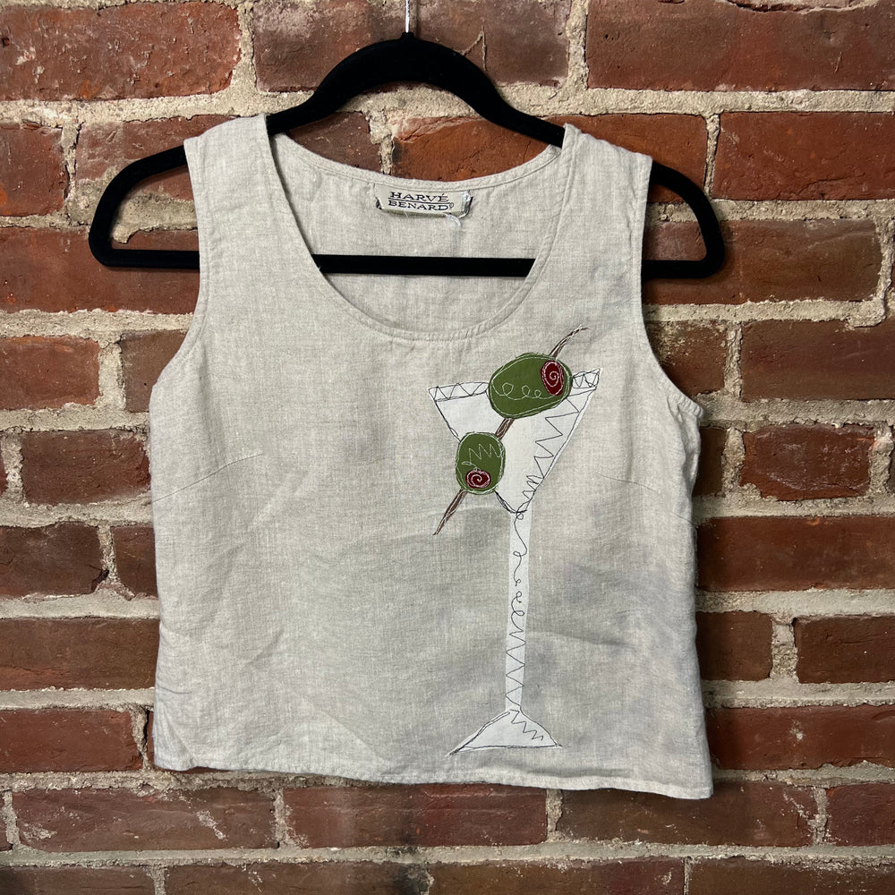 Linen martini tank