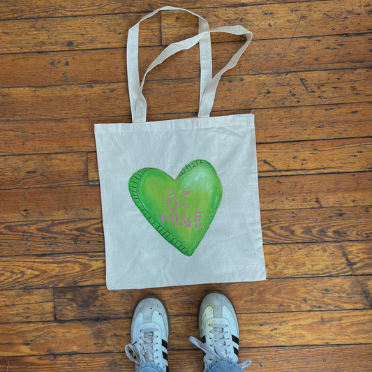 Candy heart tote