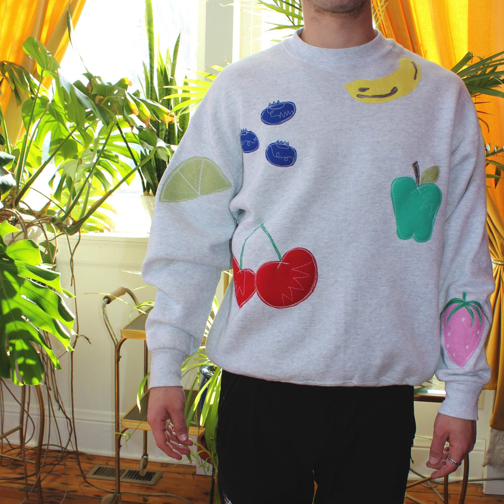 Fruit salad crewneck