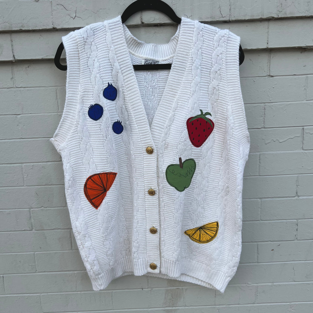 
                      
                        Fruit sweater vest
                      
                    