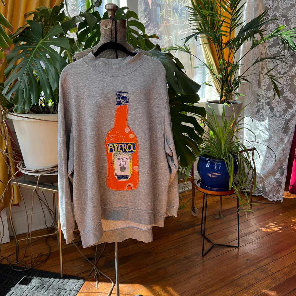 Aperol mockneck crew