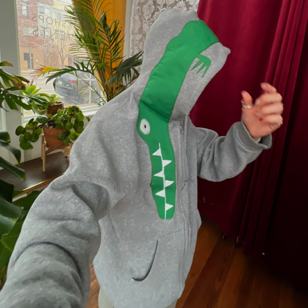 Gator trim hoodie