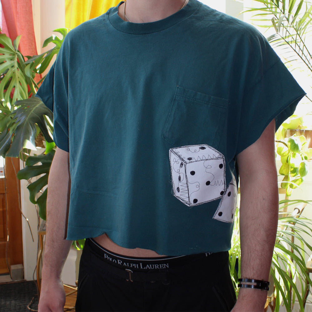 
                      
                        90s Double dice waistline tee
                      
                    