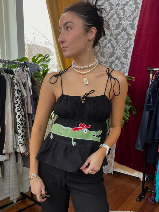 Alligator tiered tank - Magg's Rags 