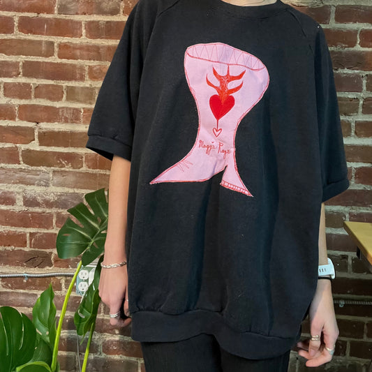 Boot short sleeve crew