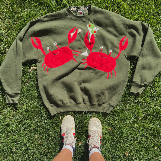 Cheers Mr. Crabs crewneck - Magg's Rags 