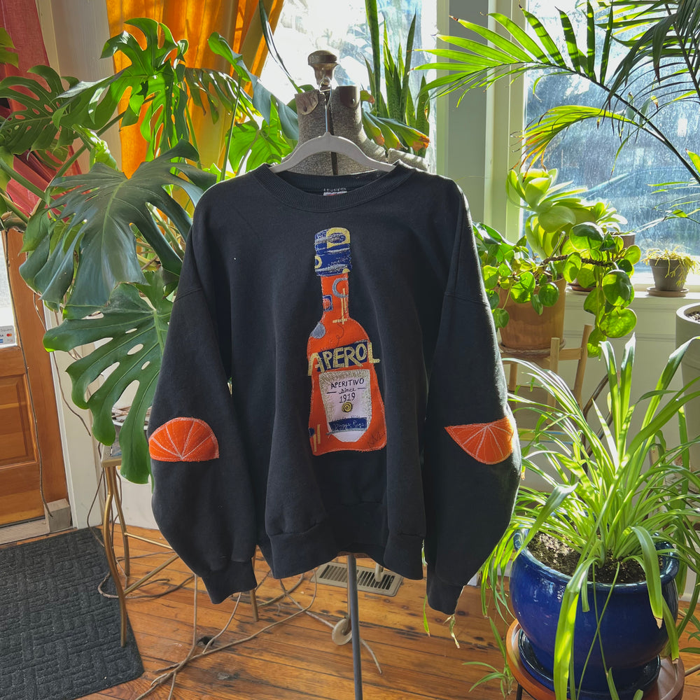 
                      
                        Aperol Orange patch Crewneck
                      
                    