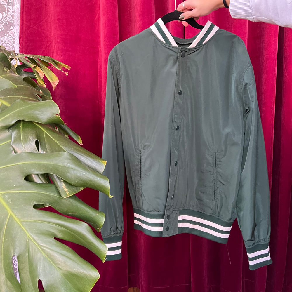 
                      
                        Double dice varsity jacket
                      
                    