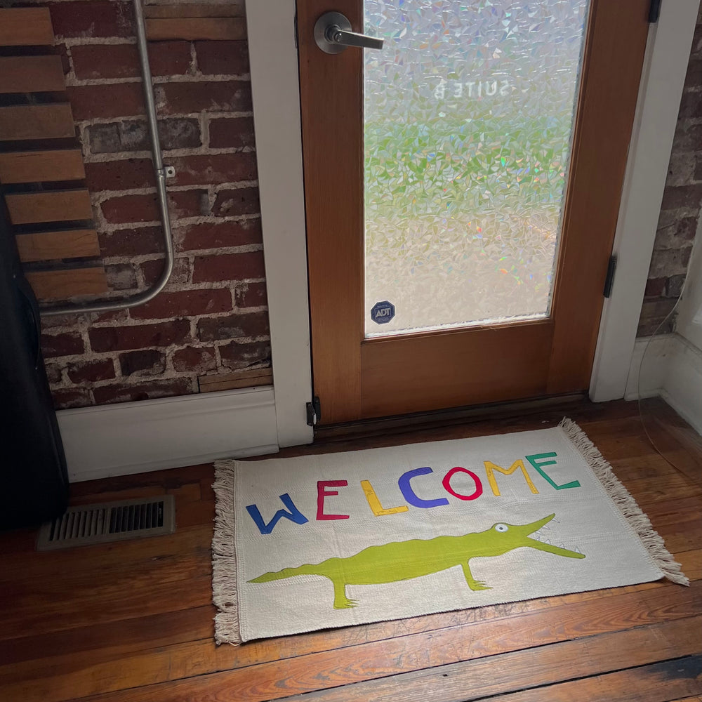 Gator welcome mat