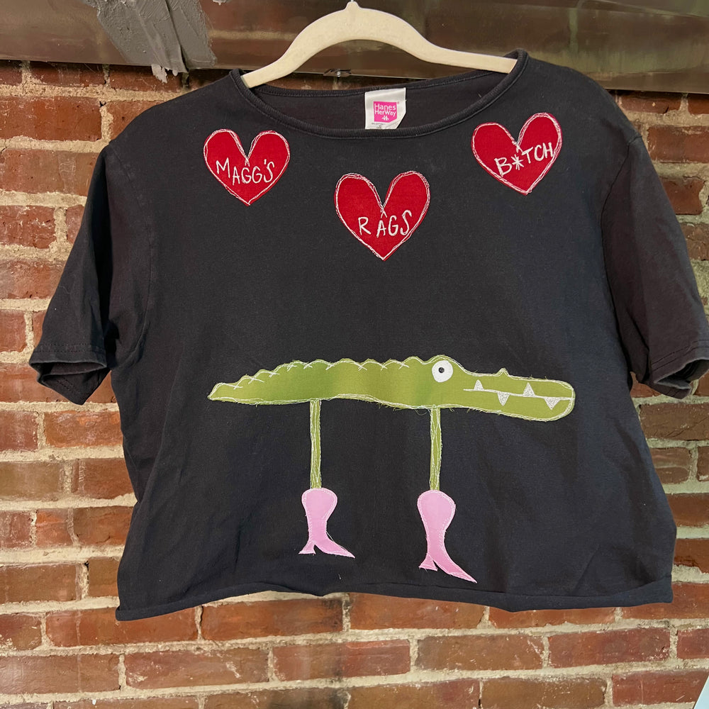 Triple heart gator tee