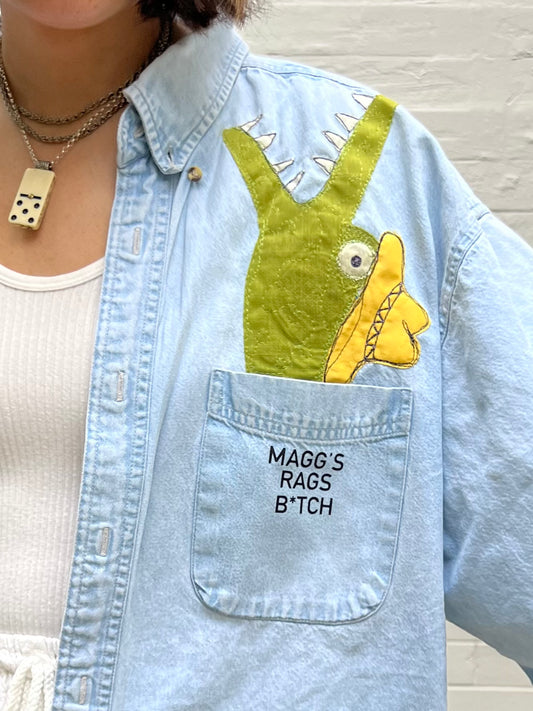 Gator pocket button up - Magg's Rags 