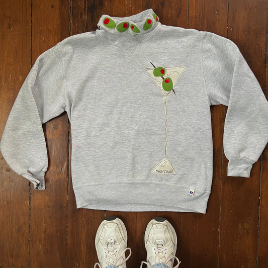 Olive necklace crew - Magg's Rags 