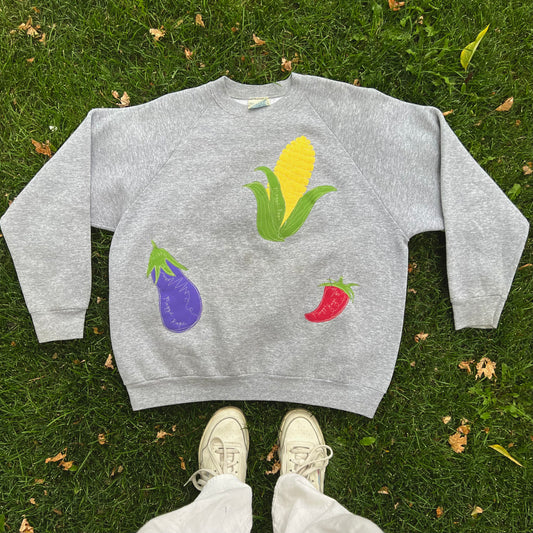 EAT YOUR VEGETABLES crew - Magg's Rags 