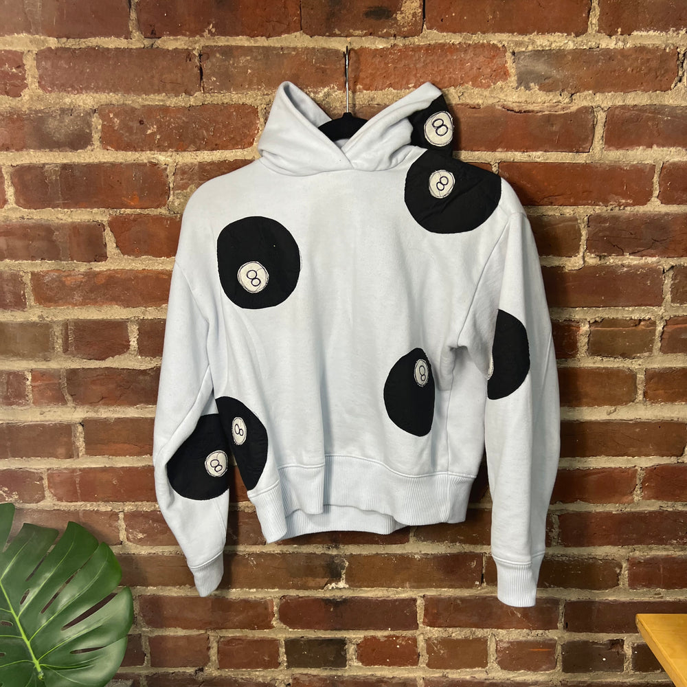 All over 8 ball hoodie