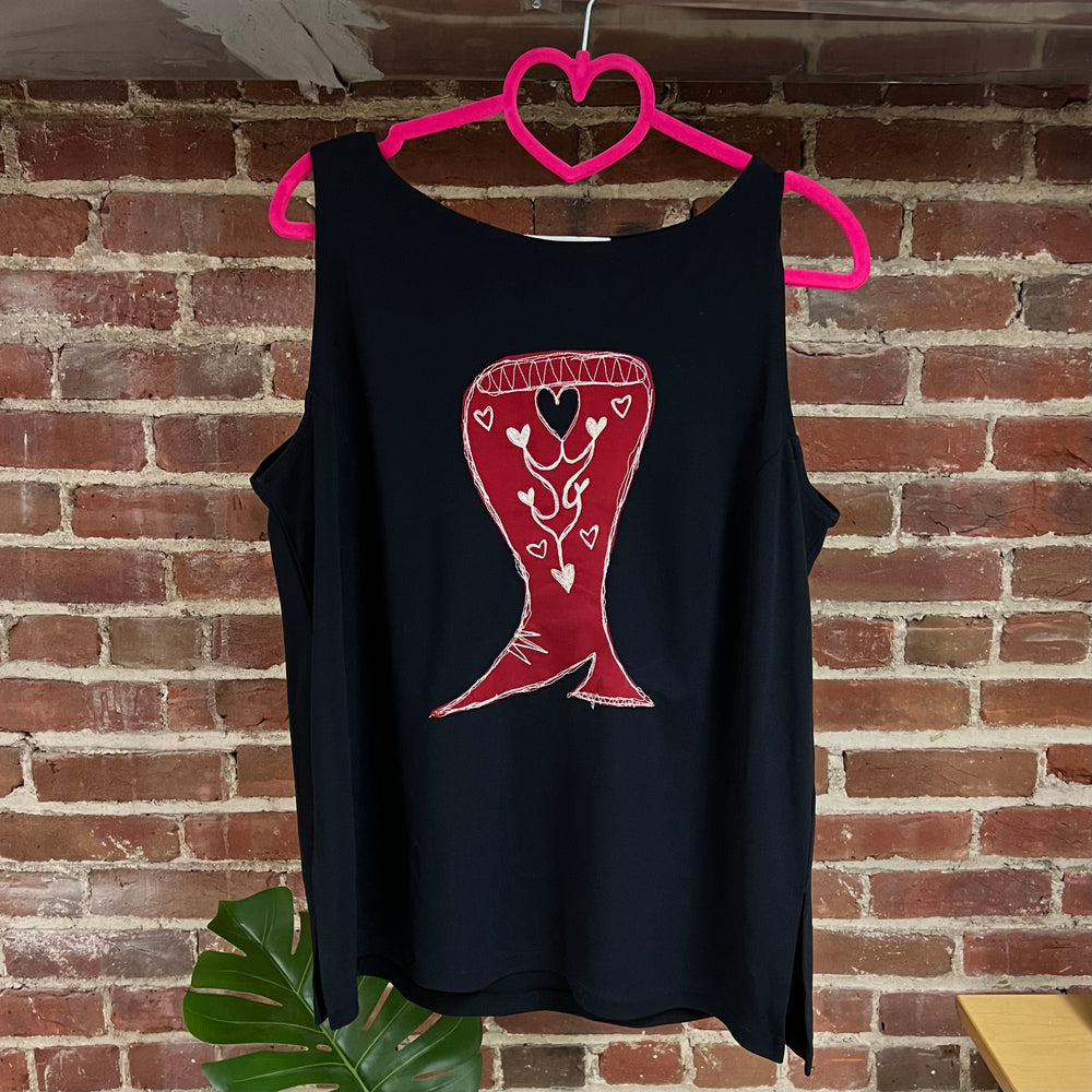 
                      
                        Sassy v-day boot tank
                      
                    