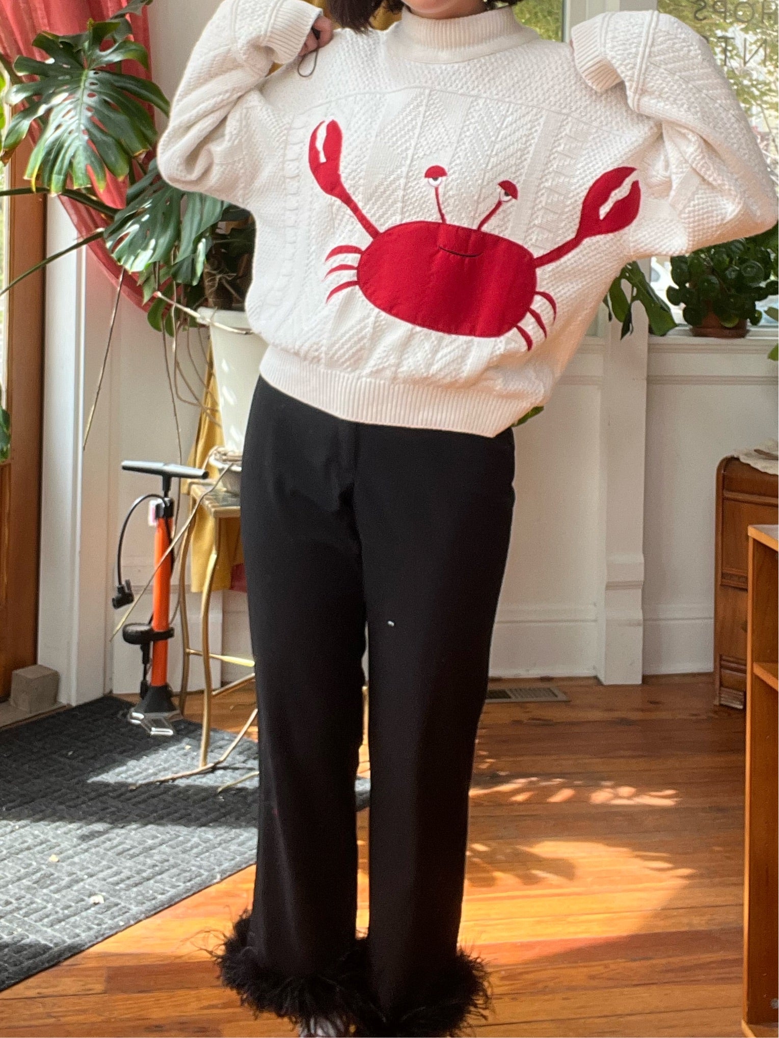 MR KRABS mock neck sweater - Magg's Rags 