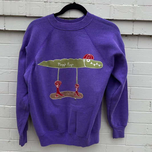 Purple skater gator crew