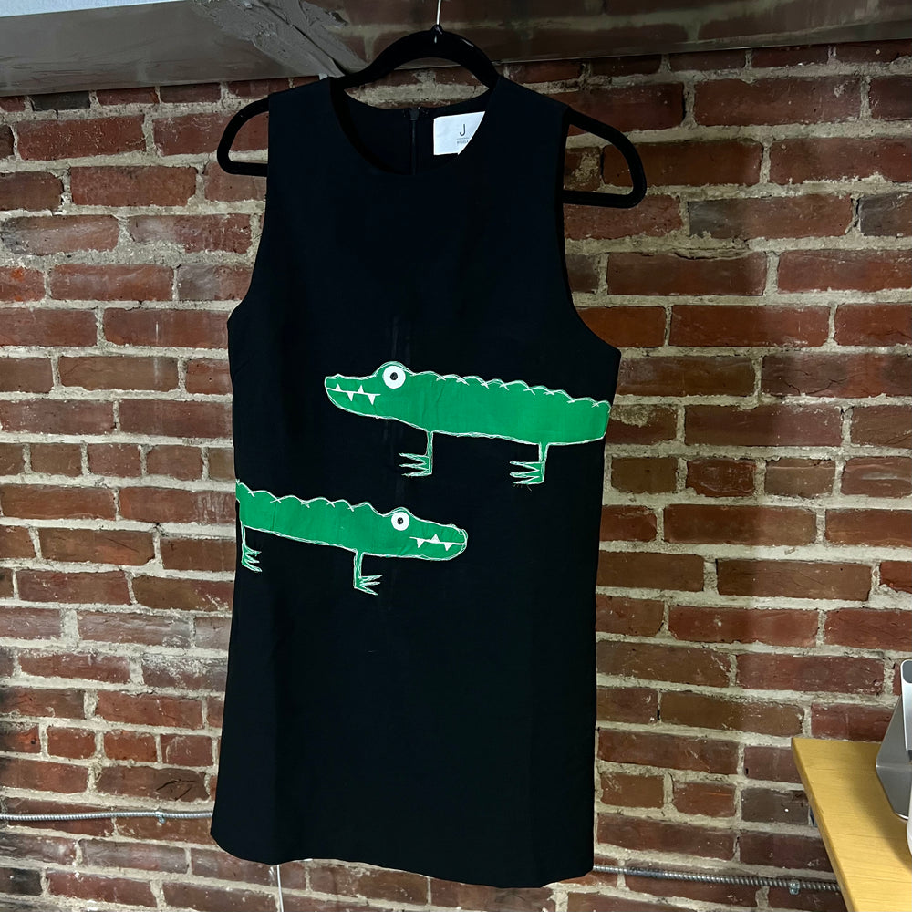 Double gator mini dress