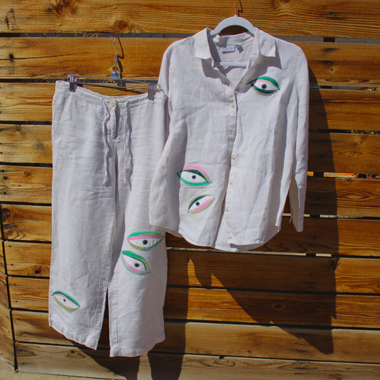 Linen eyeball set