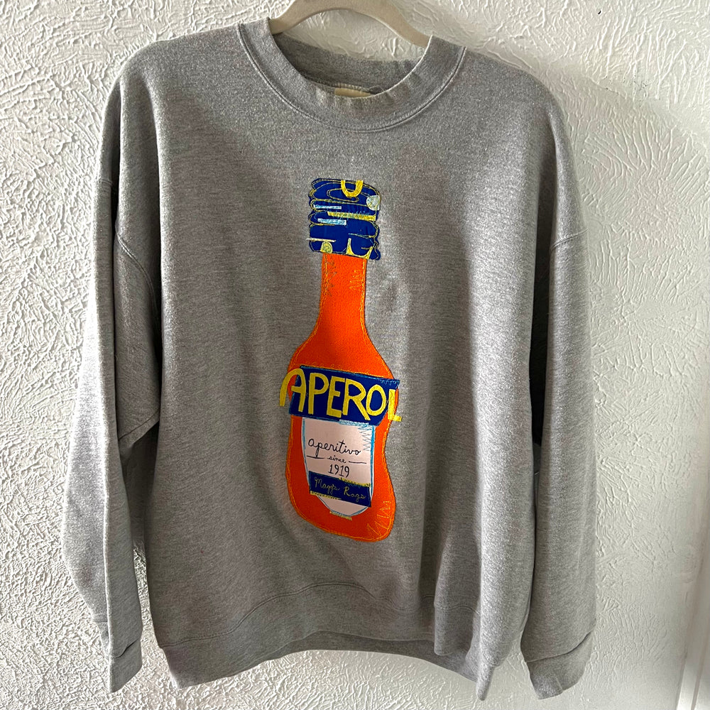 Grey Aperol crewneck