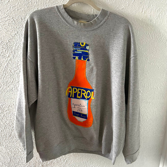 Grey Aperol crewneck