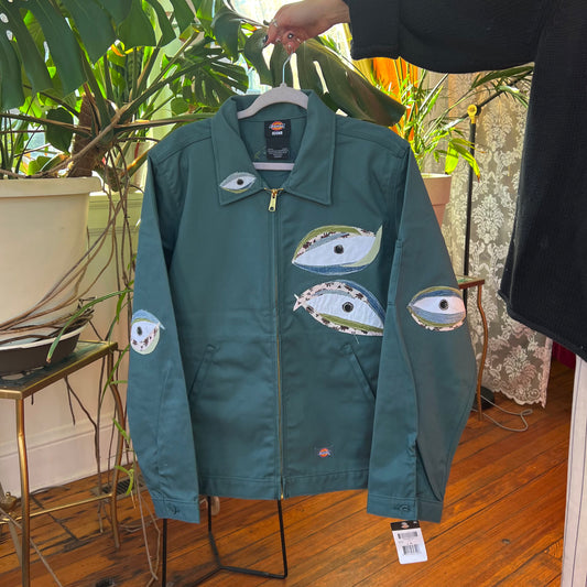 All over eyeball dickies chore jacket