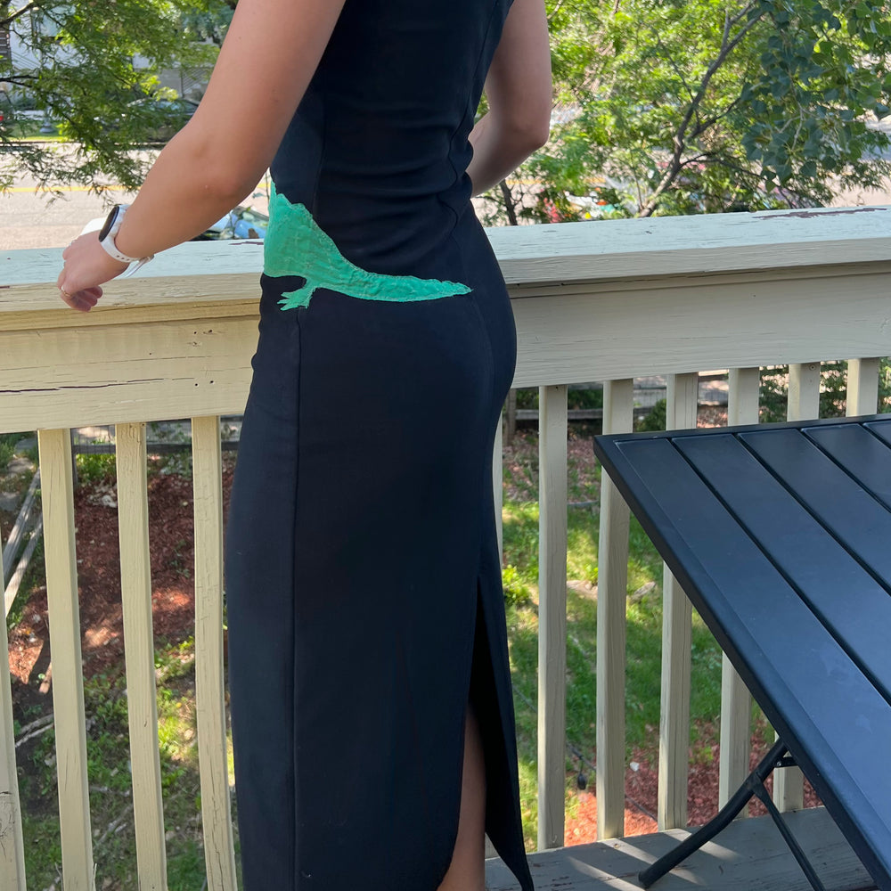
                      
                        Alligator maxi dress
                      
                    