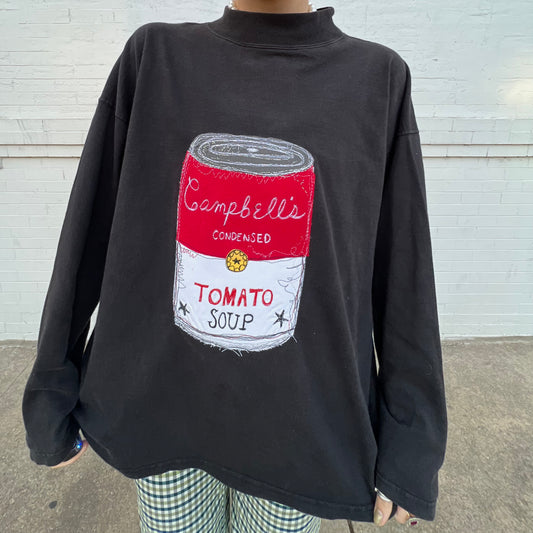 Campbell’s Soup mock neck - Magg's Rags 